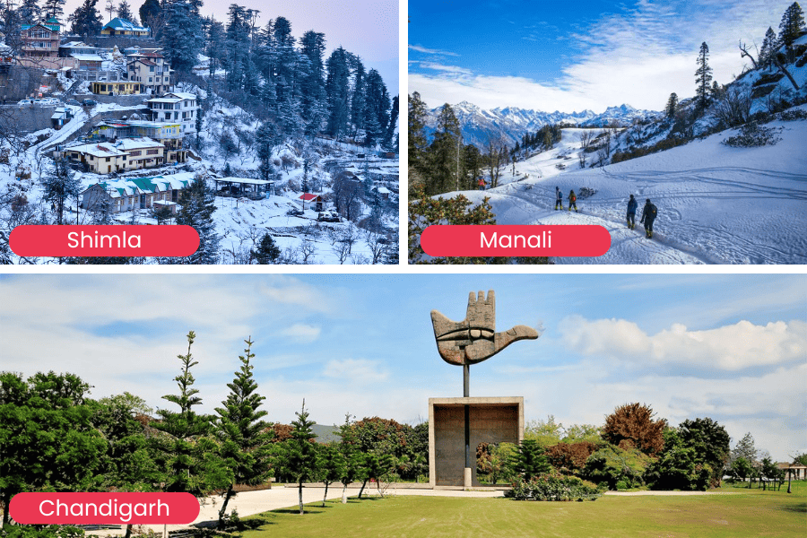 Shimla - Manali - Chandigarh